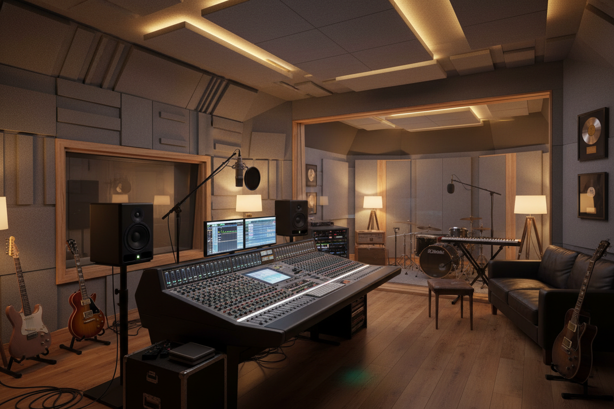 A picture a recording studio